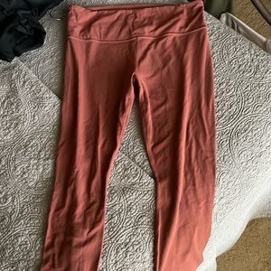 Athleta 7/8 tights rare clay color